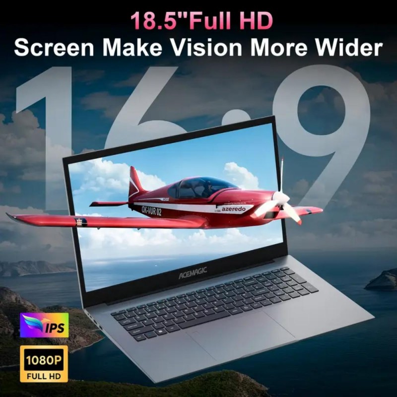 Acemagic Laptop 18.5 FHD 16GB DDR4 RAM 512GB SSD BY3060447