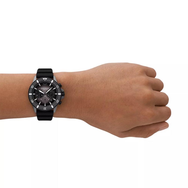 Emporio Armani Diver Mens Watch Chronograph AR11515