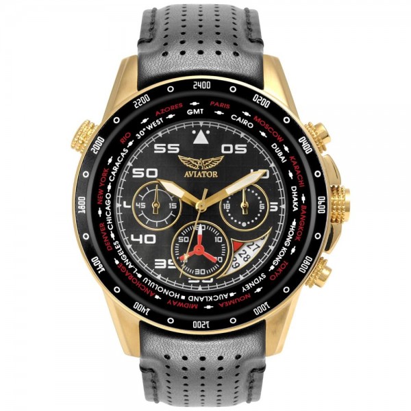 Aviator mens watch Chronograph AVW7770D116