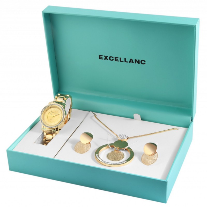 Excellanc ladies watch gift set with necklace and ...