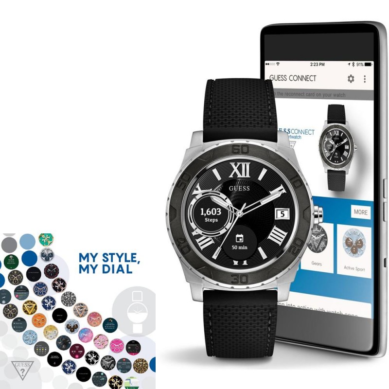 Guess Connect Ace Mens SmartWatch C1001G1
