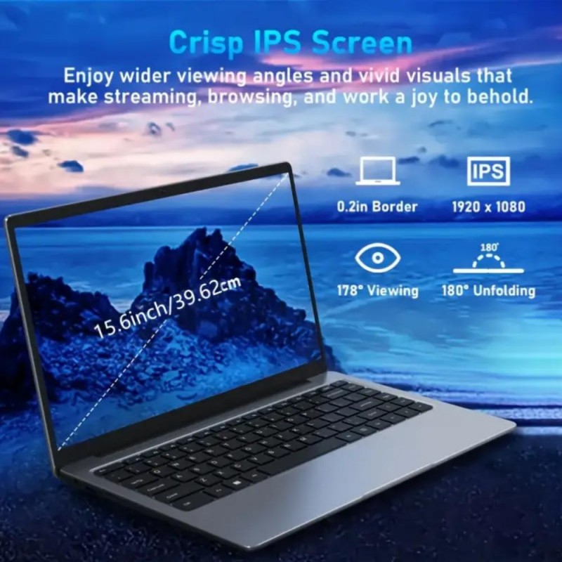 W&O Laptop 15.6 FHD 16GB DDR4 1TB SSD TJ1276376