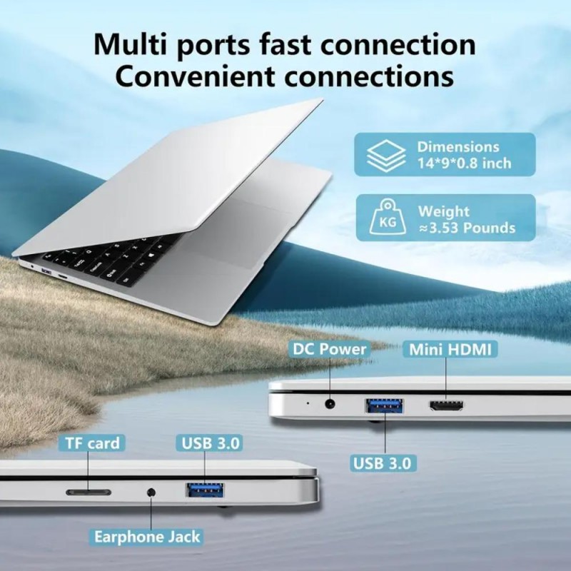 KUU ECOBOOK Ноутбук 15.6 8GB DDR4 256GB SSD WA178410-ru