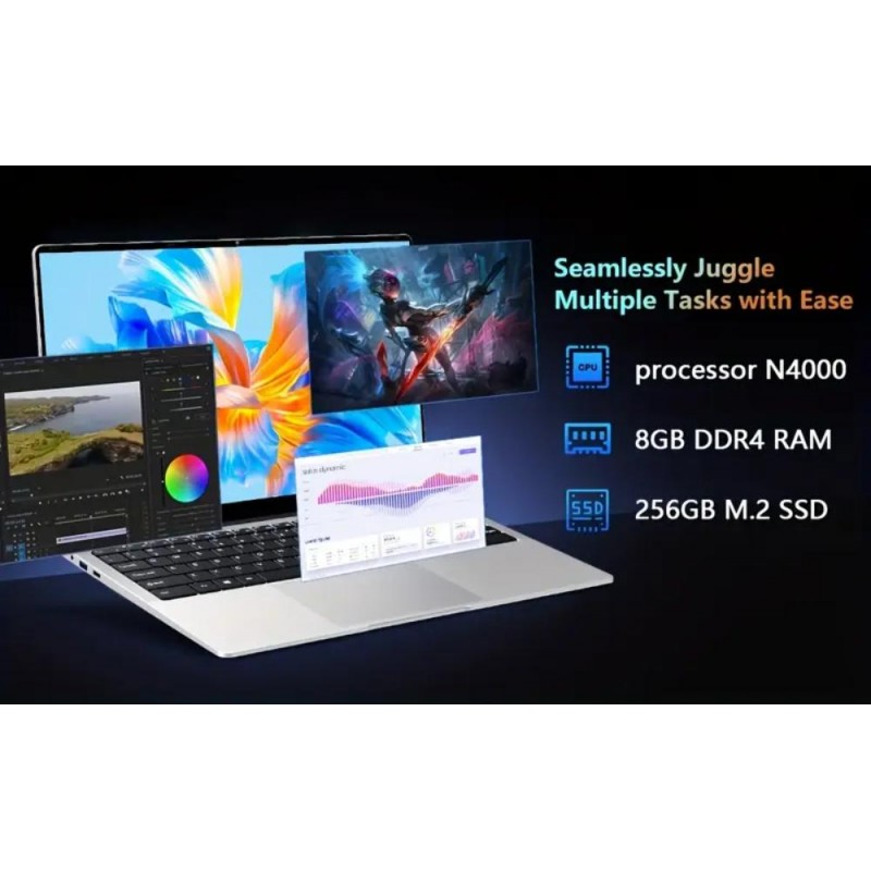 KUU ECOBOOK Ноутбук 15.6 8GB DDR4 256GB SSD WA178410-ru