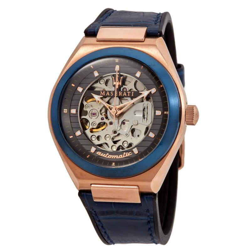 Maserati Triconic Skeleton Mens Watches Automatic ...
