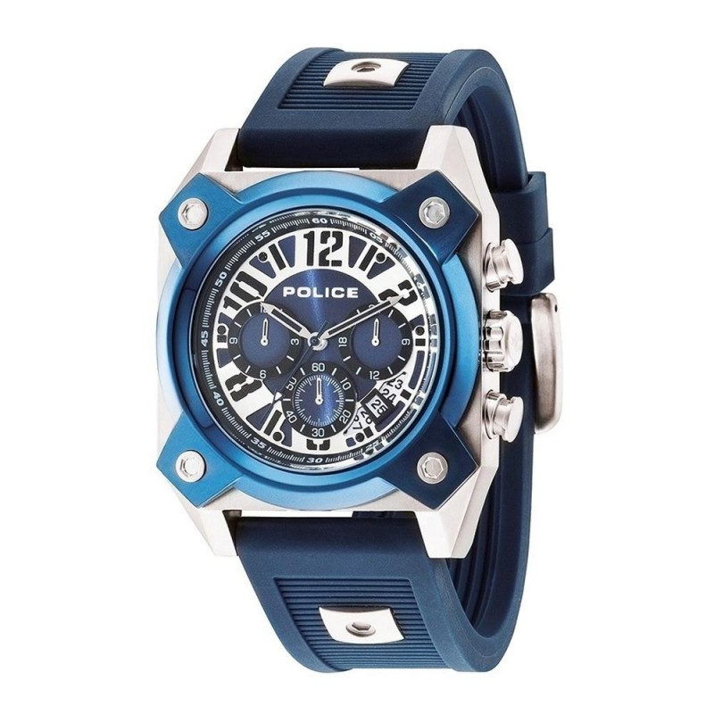Police Hellcat Mens Watch Dualtimer PL.14690JSTBL/...