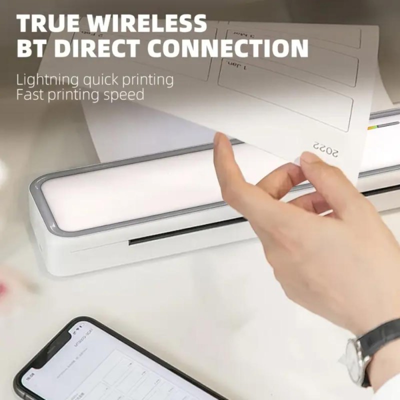 Portable A4 Thermal Printer 300DPI BH3548801