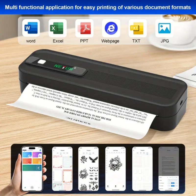 NETUM A4 Portable Thermal Printer NQ2484461