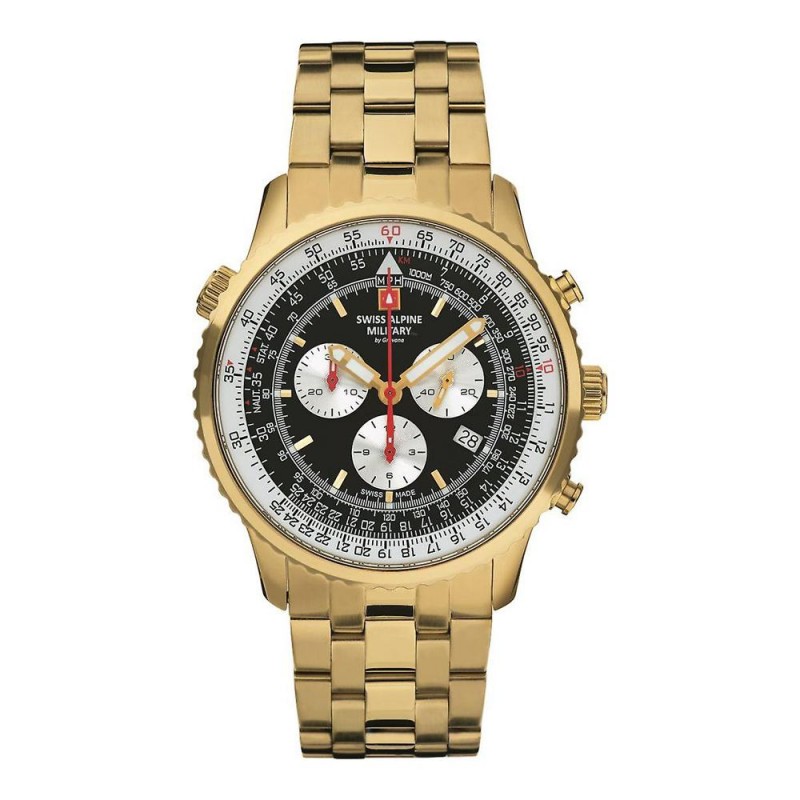 Swiss Alpine Military Mens Watch Chronograph 7078....