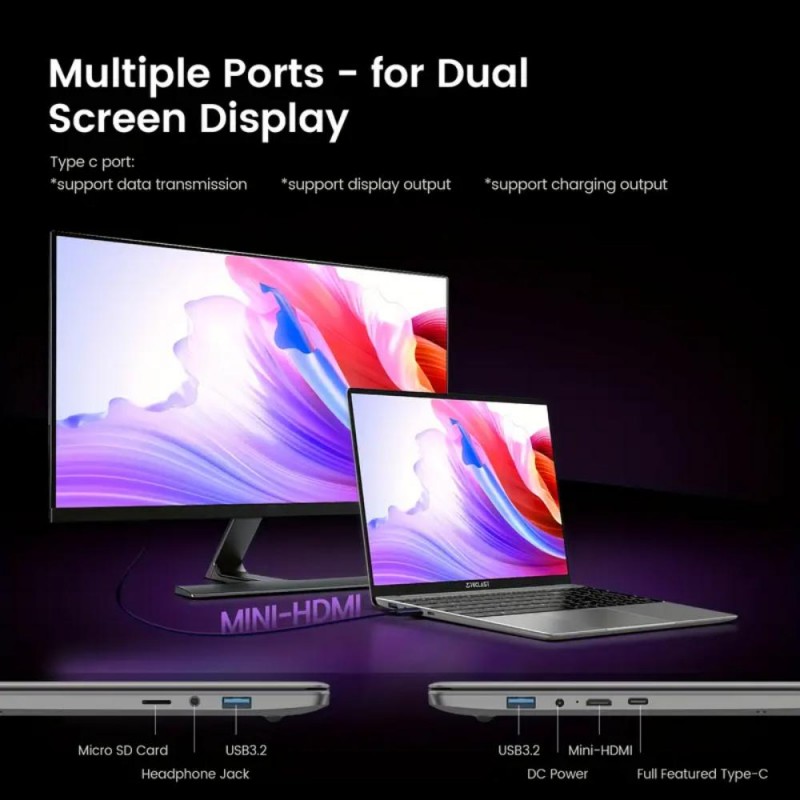 Teclast Ноутбук 15.6 Display 16GB DDR4 512GB SSD LJ6977010-ru